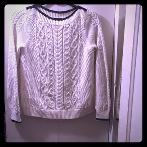 J. Crew cable knit jumper